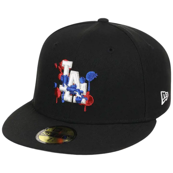 Los Angeles Dodgers MLB GAUCHER LA Bombe de Peinture 59FIFTY NOI/NOI/G