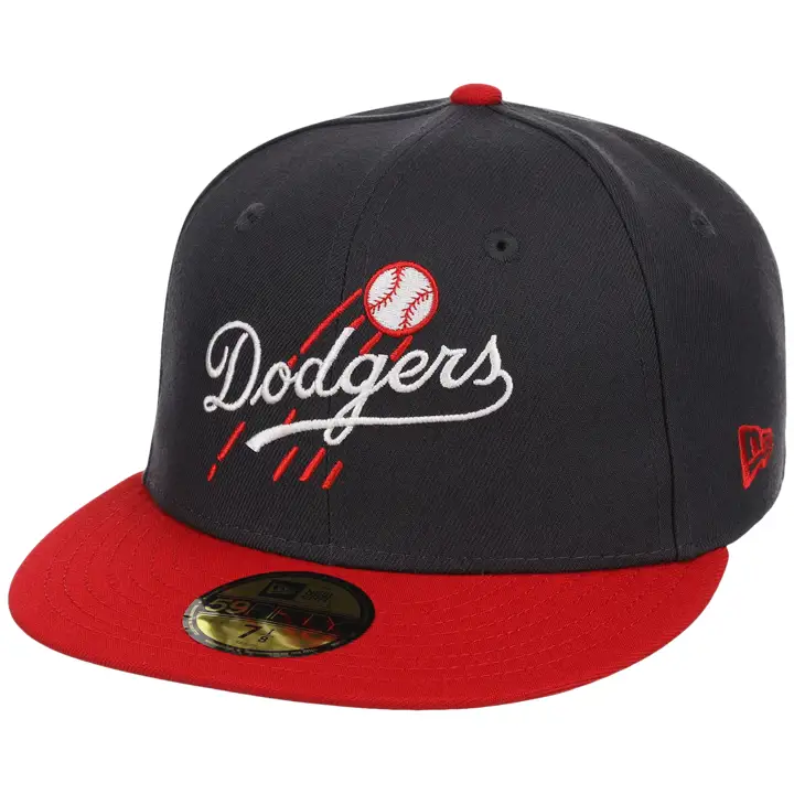 Los Angeles Dodgers MLB LHD LA Script 59FIFTY GRAPH/ROUGE/GRIS