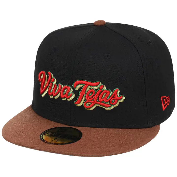 Texas Rangers MLB LHD FF Viva Tejas 59FIFTY BLK/BRN/GRY