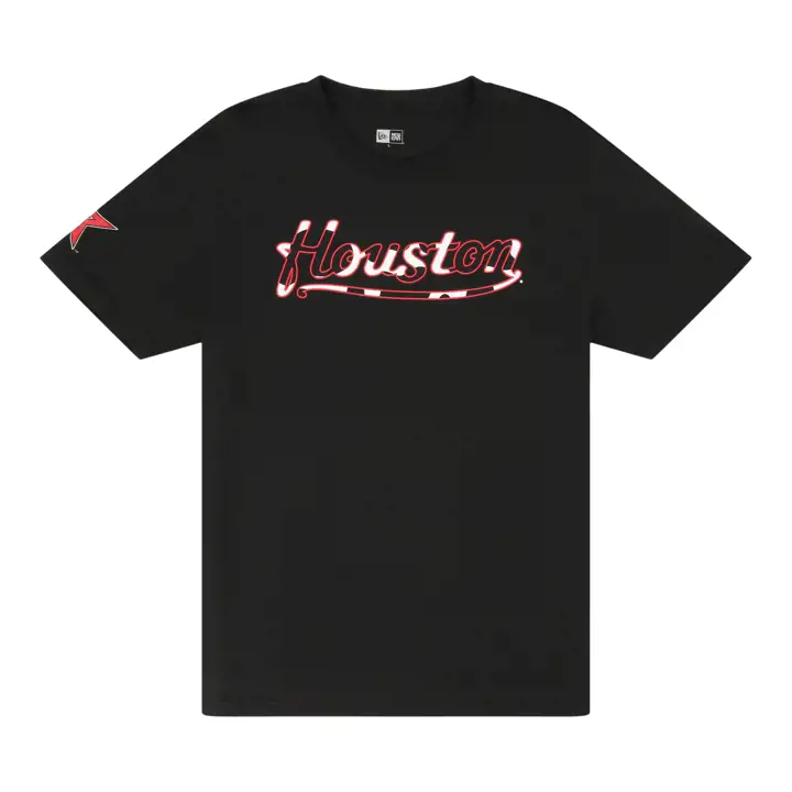 T-shirt Houston Astros MLB Hyperlocal SMU avec inscription de vaches, noir