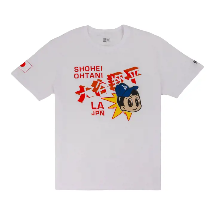 T-shirt Los Angeles Dodgers MLB Hyperlocal SMU Ohtani Anime Blanc